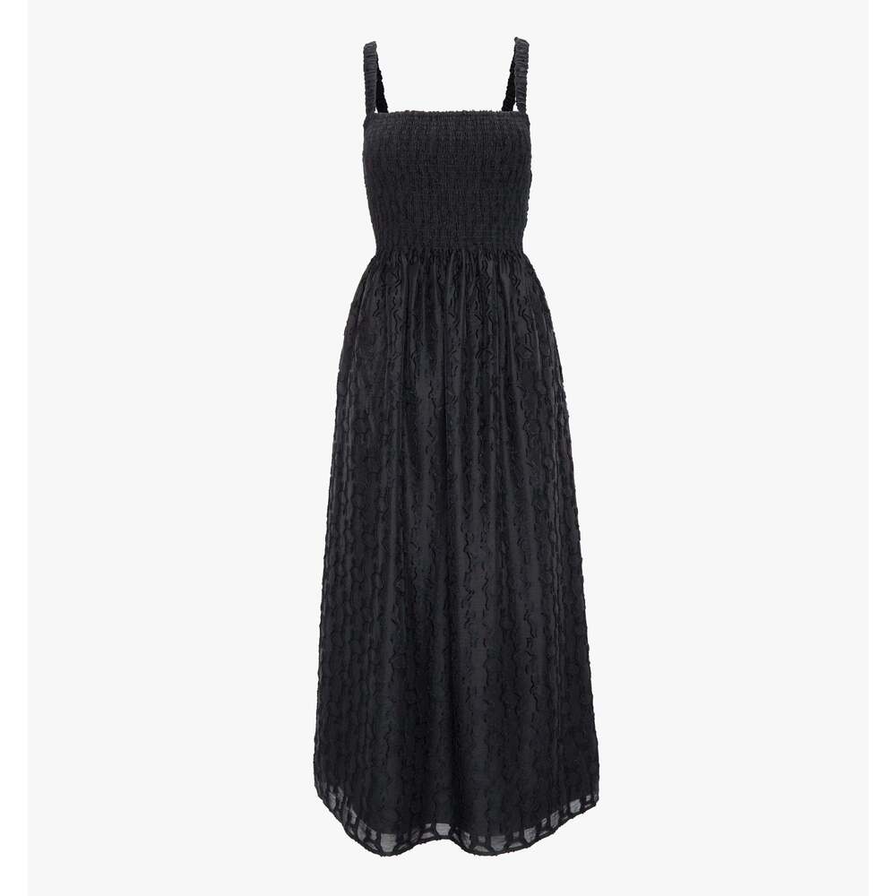 Hill House Home The Anita Nap Dress - Black Fil Coupé Size XXSBlack Fil Coupé /